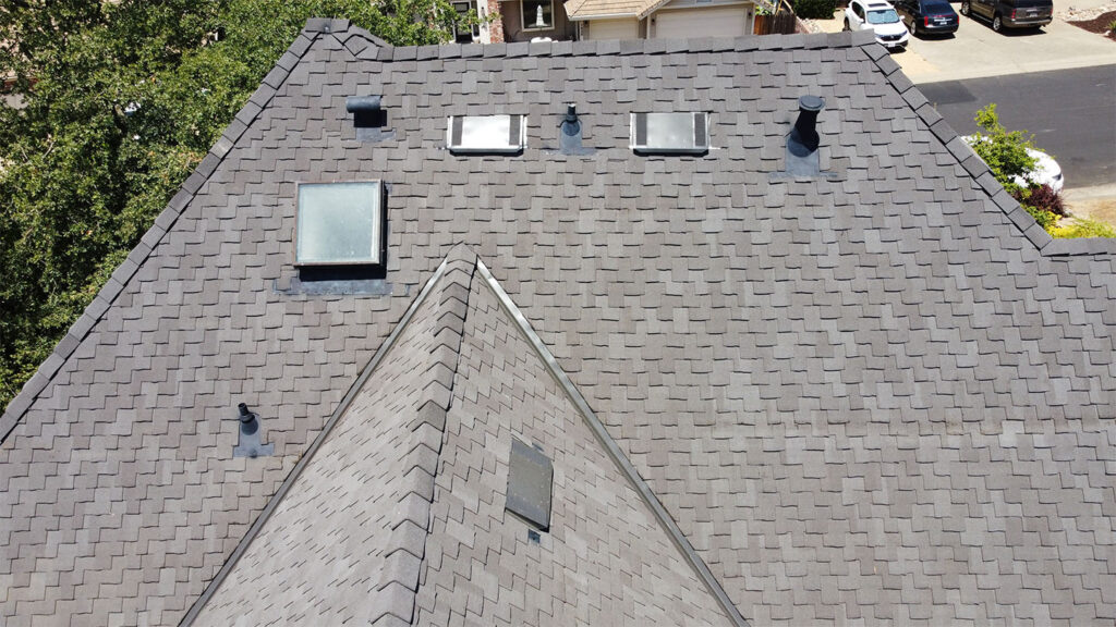 New roof shingles for New home